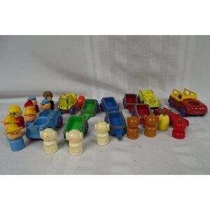 Vintage Fisher Price Little People & Tootsie Toys Metal Pieces